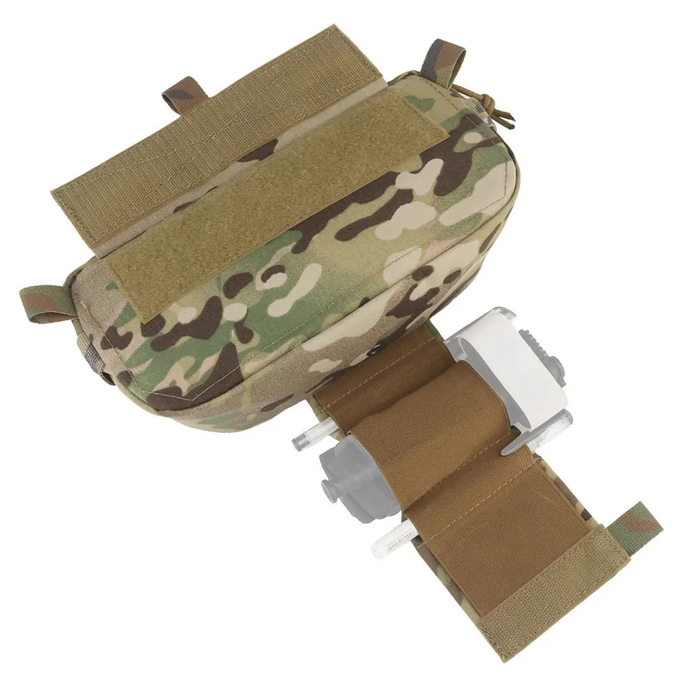 Bolsa de suspensión táctica, paquete colgante Abdominal compacto, bolso de hombro de liberación rápida, integra chaleco, portador de placa Airsoft - imagen 5