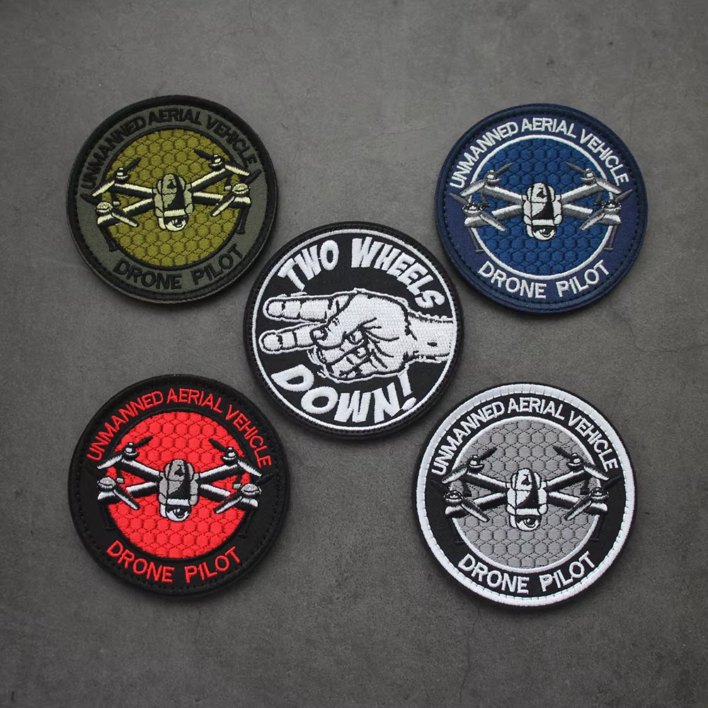 Parche bordado piloto dron – Insignia táctica ropa