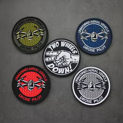 Parche bordado piloto dron – Insignia táctica ropa