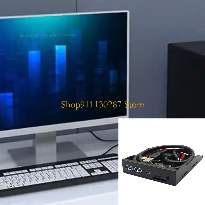 Divisores J1HC 3,5” Panel frontal expansión 19 pines a puerto tipo C Conectores 3,5 mm - imagen 4