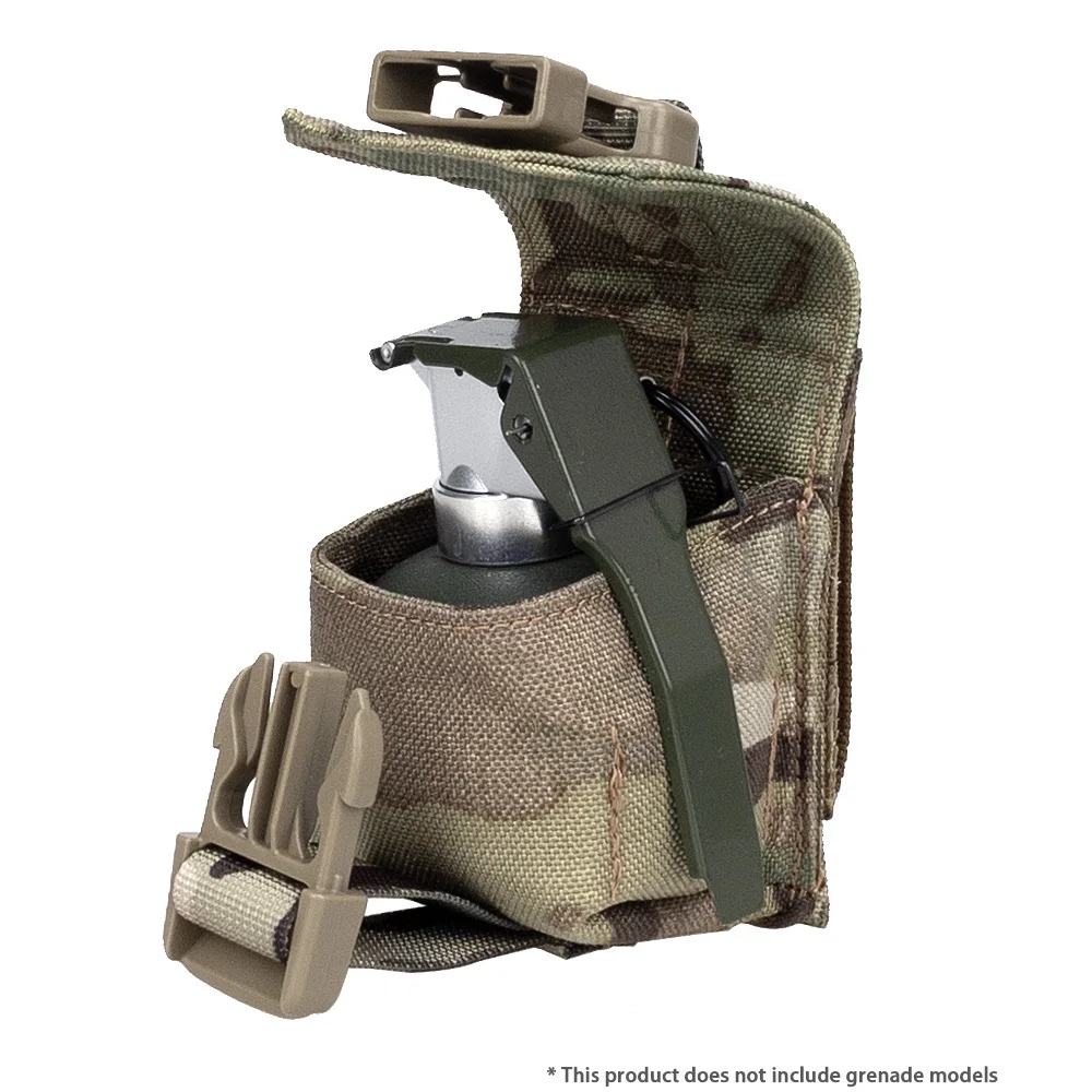 Bolsa táctica de granada Molle para M6 M33 M69 Frag, pequeña bolsa de herramientas GP, Fanny de utilidad compacta, Mini paquete, accesorios para cinturón Airsoft - imagen 2