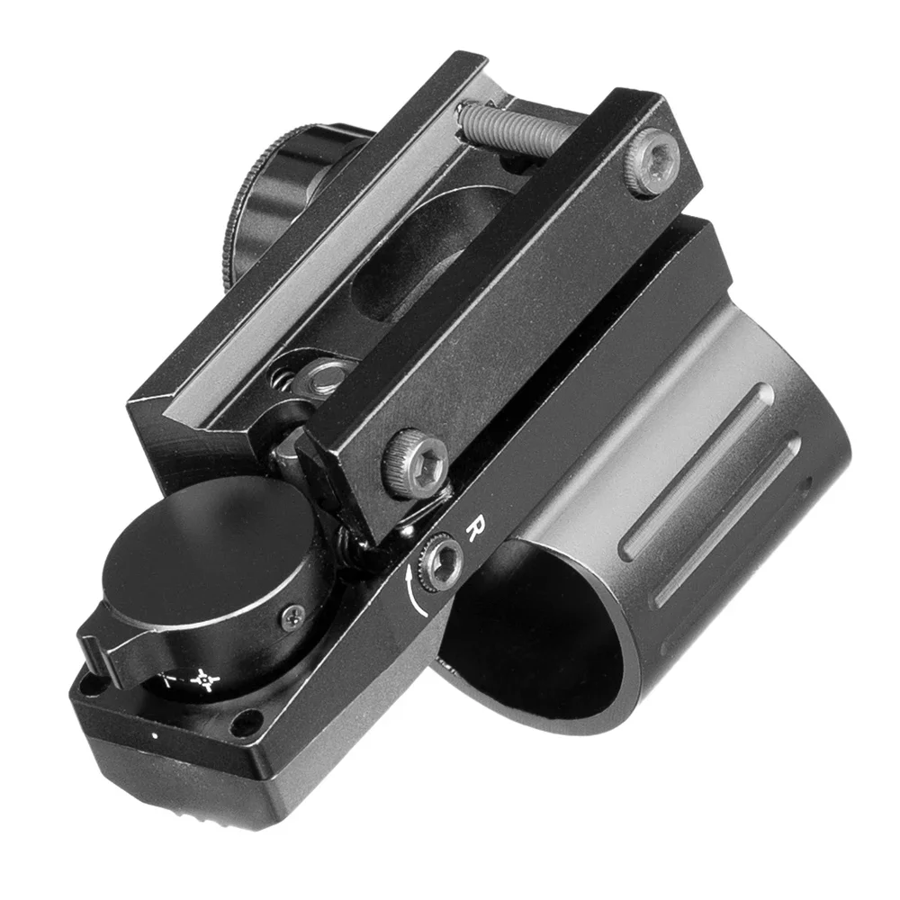 Táctico 4 modo de retícula 1X punto rojo verde mira Rifle de caza reflejo punto brillo ajustable carcasa de aluminio - imagen 3