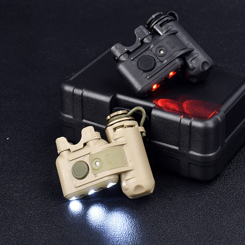 Luces tácticas del casco IFL, rojo, blanco, segunda generación, luz para casco, Wadsn, caza al aire libre, linterna para Airsoft, gorro de 20MM - imagen 5