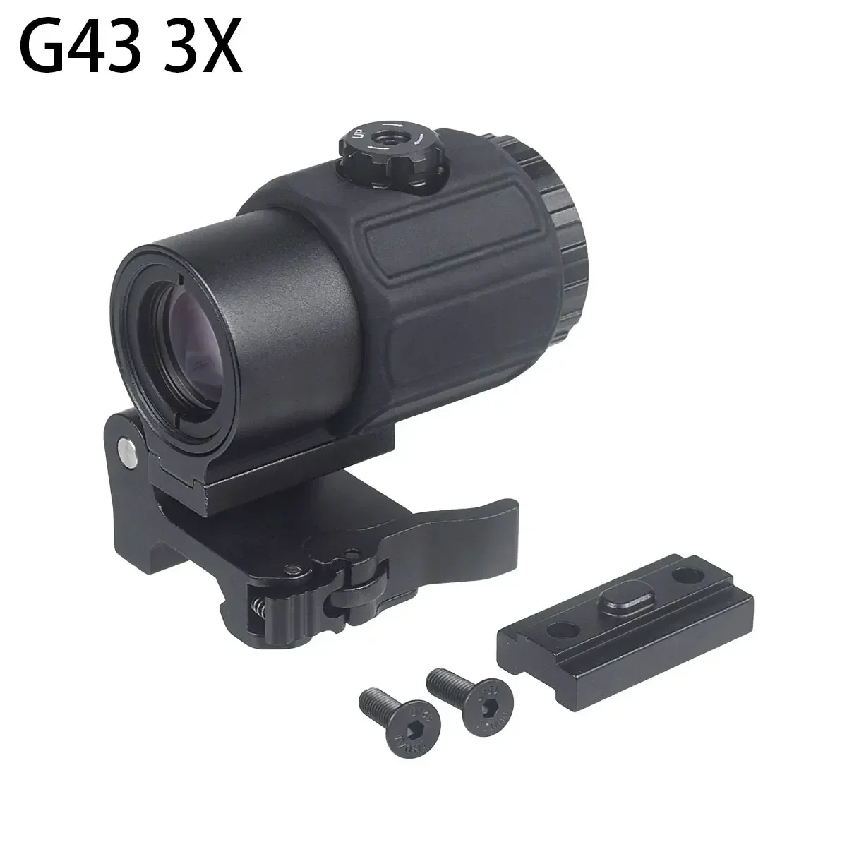 Lupa táctica Eotech 3X, unidad 2,26, elevador óptico de montaje rápido para alcance G33 G43 558, mira telescópica holográfica de punto rojo - imagen 3