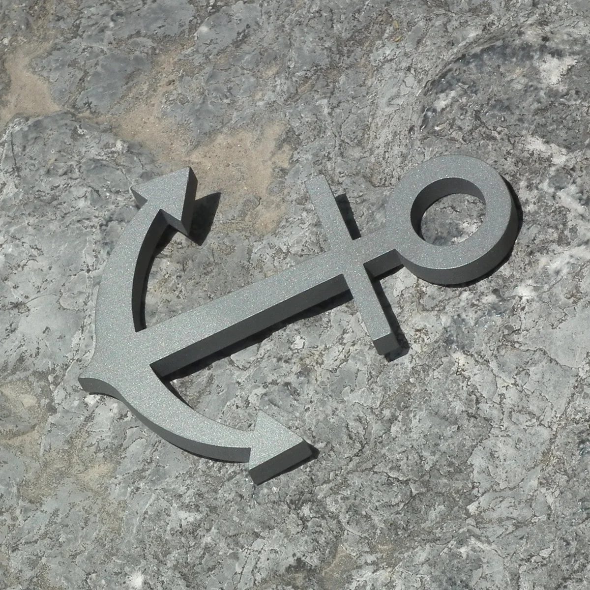 Colgante de titanio Edc con mango, timón de cruz, marinero de la suerte, cuerda de adorno de coche con personalidad - imagen 2