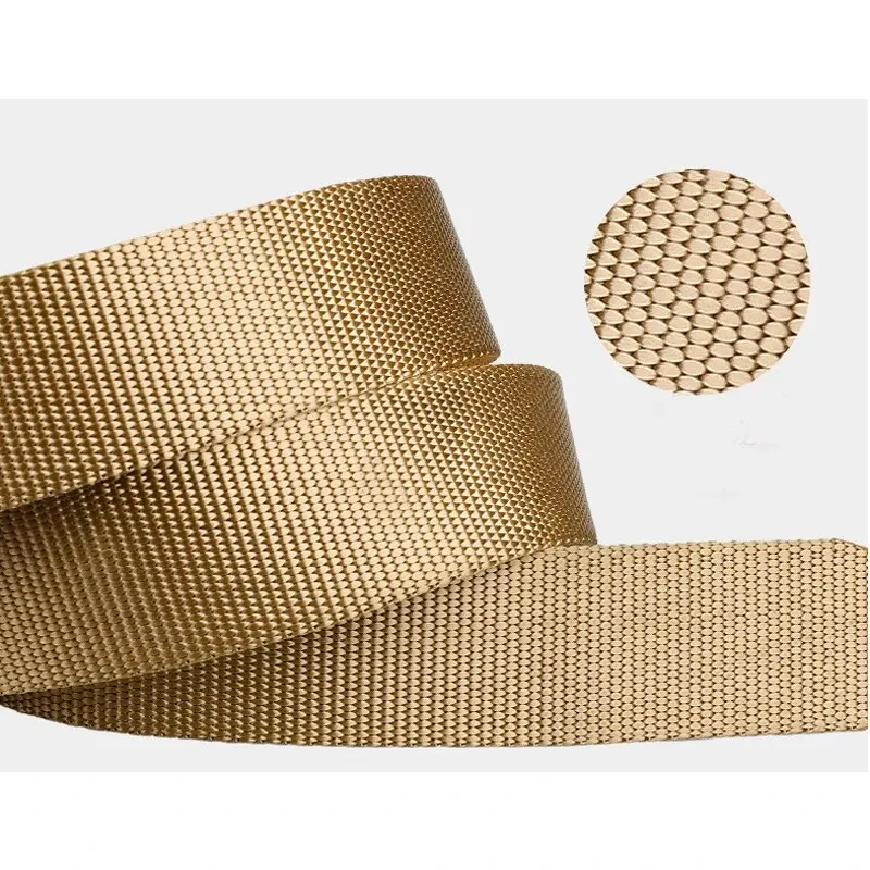 Cinturón de nailon con hebilla de aleación de aluminio de doble liberación rápida de 1,5 pulgadas, cinturón de carga para pantalones tácticos para hombres al aire libre - imagen 5