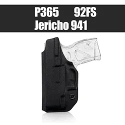 P365 Jericho 941 92FS cinturilla interior táctica fundas de transporte ocultas Clip de cinturón doble pila mano derecha