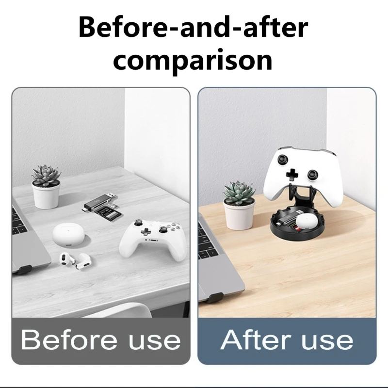 Soporte multiusos para juego, soporte para teléfono, Base antideslizante carga fuerte K1KF - imagen 3