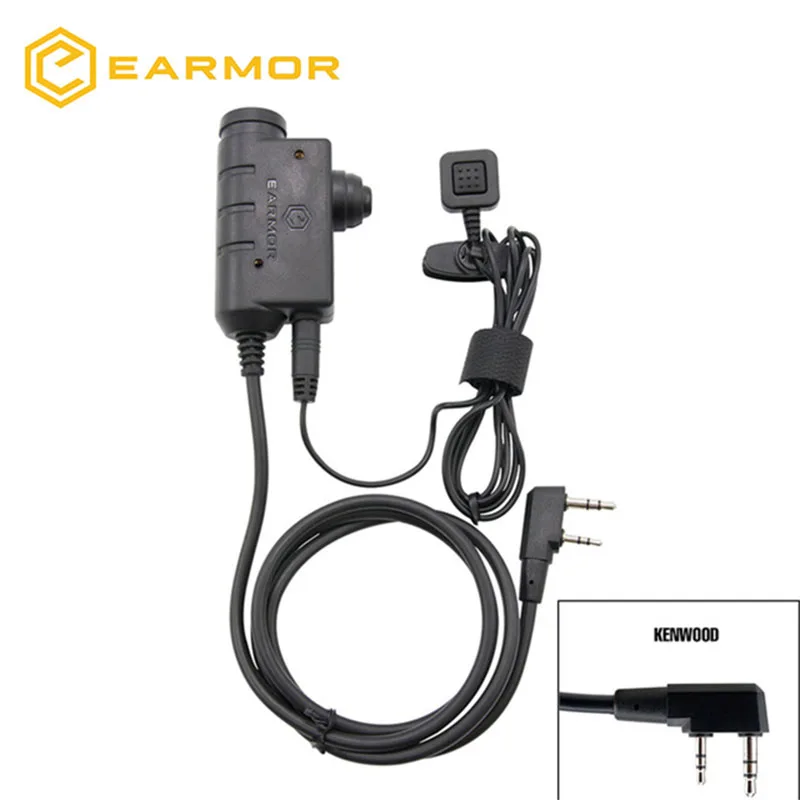 EARMOR M52 Adaptador PTT Airsoft – Cancelación ruido - imagen 4