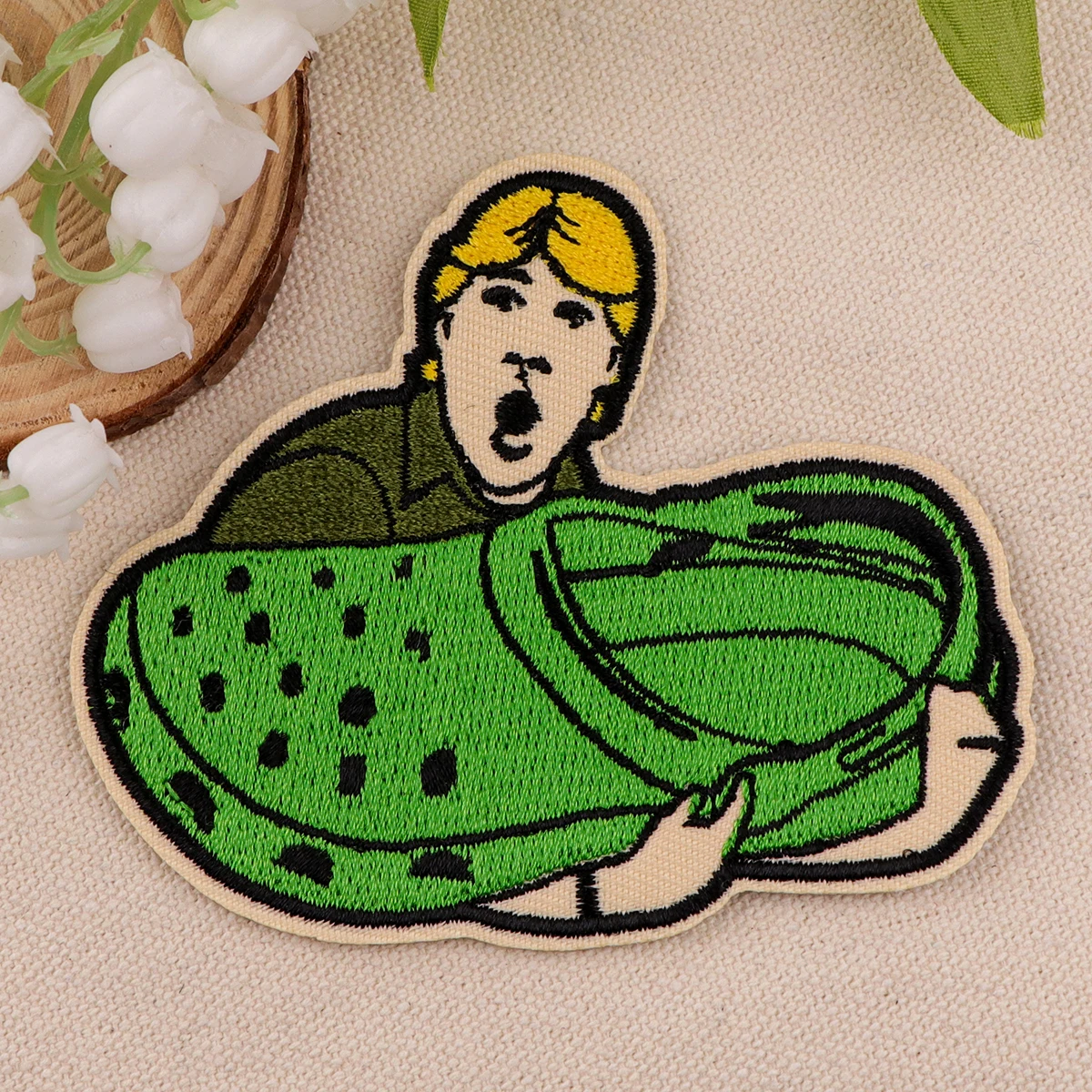 Parche divertido para planchar zapatos, parche para ropa, parche bordado de dibujos animados, accesorios de ropa, pegatinas de costura - imagen 5