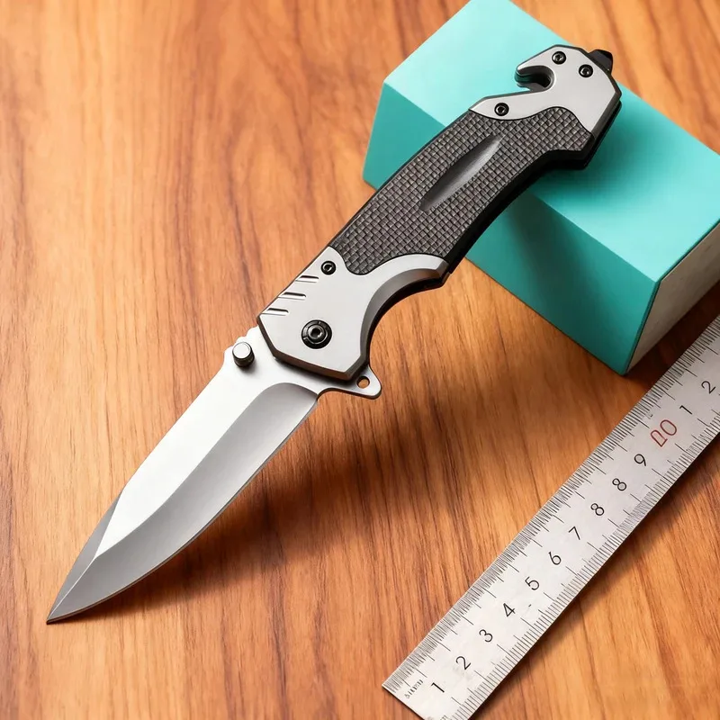 Navaja táctica plegable de acero inoxidable EDC para supervivencia - imagen 2