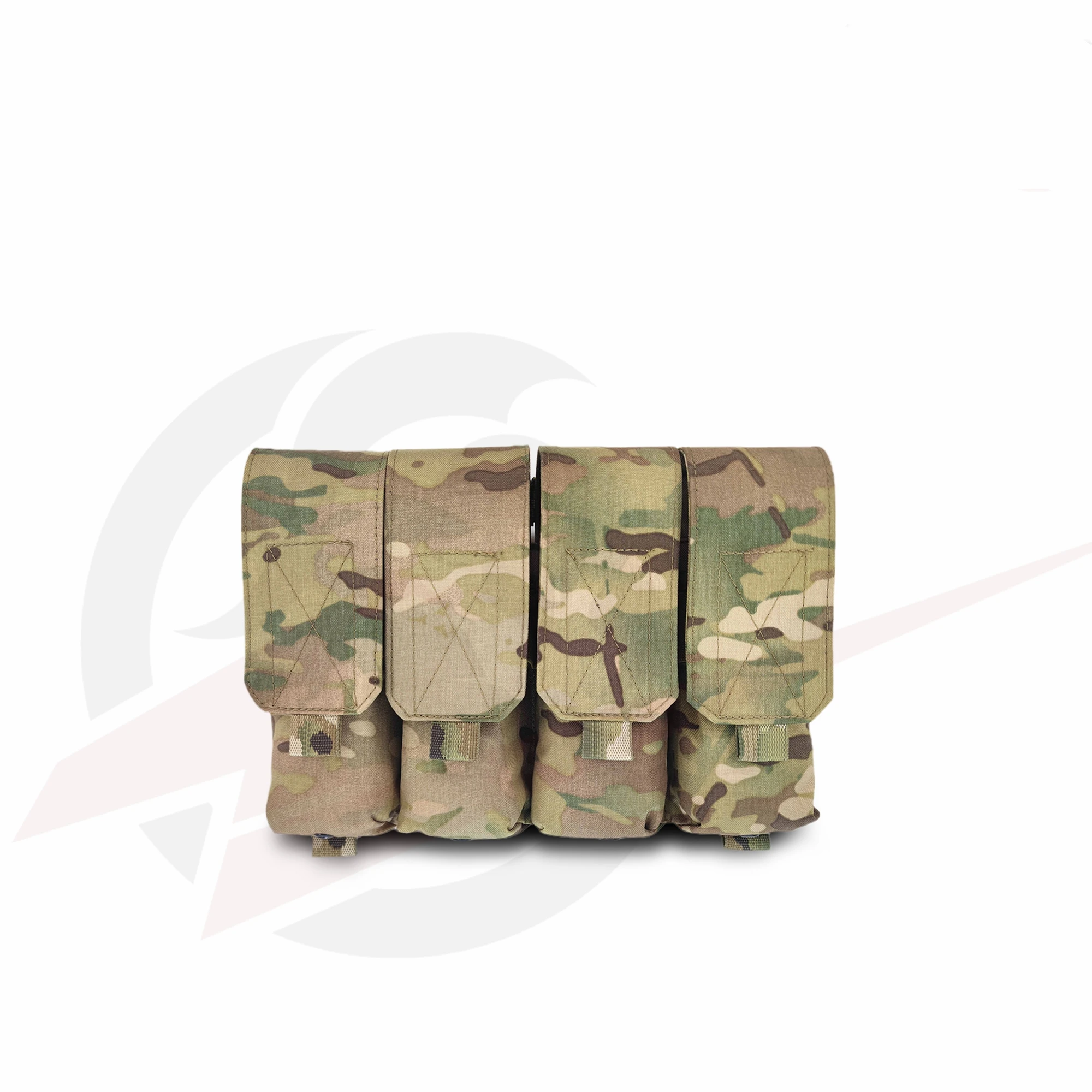 RD-panel frontal de ataque cuádruple táctico, correas jacquard, versión MOLLE, adecuado para AK/762