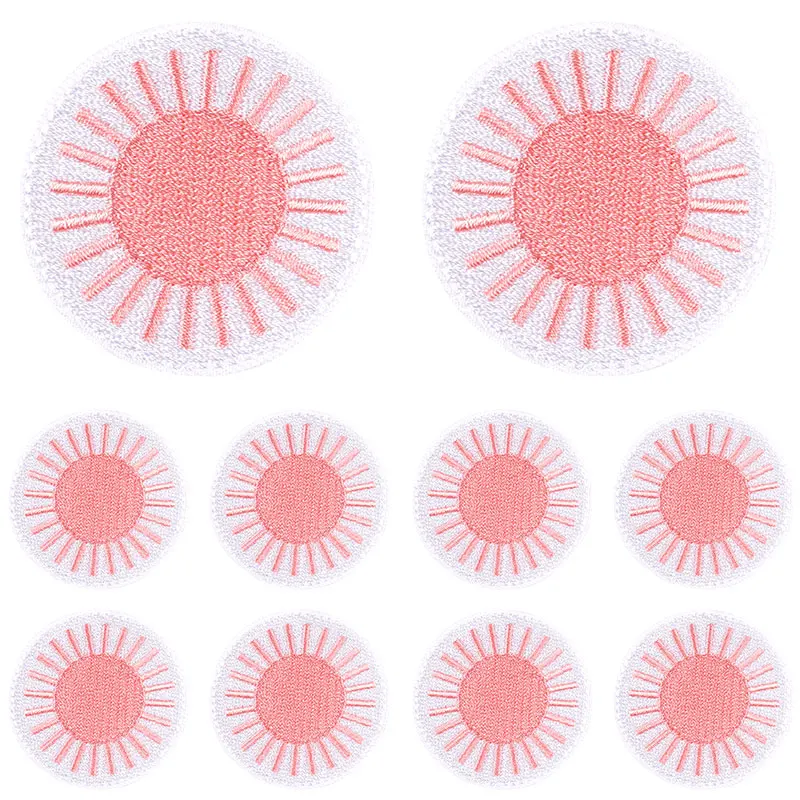 10 Uds parche bordado de dibujos animados DIY mariposa colorida parches para planchar para ropa parches termoadhesivos en decoración de ropa - imagen 5