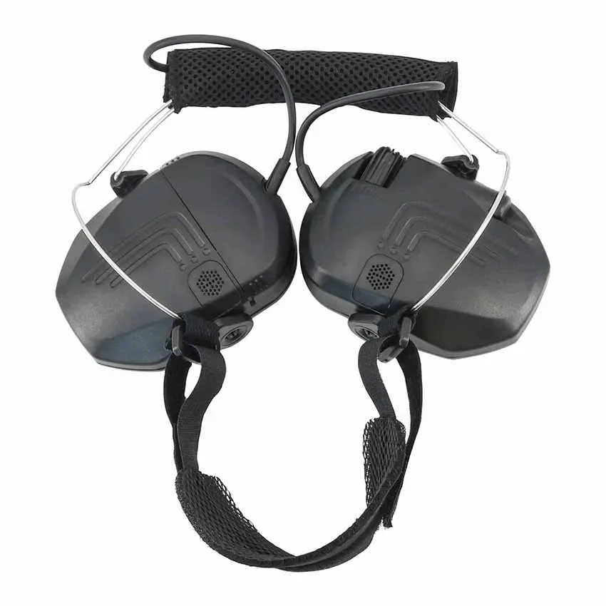 Orejeras electrónicas de tiro, protección auditiva, defensa del oído, reducción de ruido, auriculares tácticos para Airsoft, tiro, caza, cabeza - imagen 5