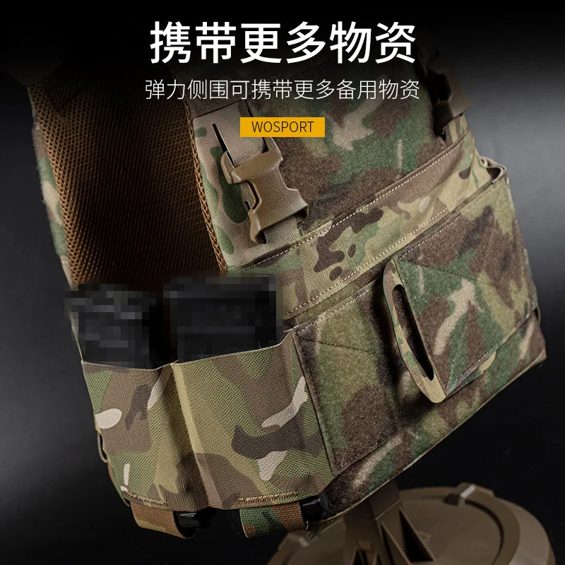 WOSPORT FCPC SLICKSTER-chaleco táctico portátil de baja visibilidad con forro disipado de calor y expansión libre - imagen 5