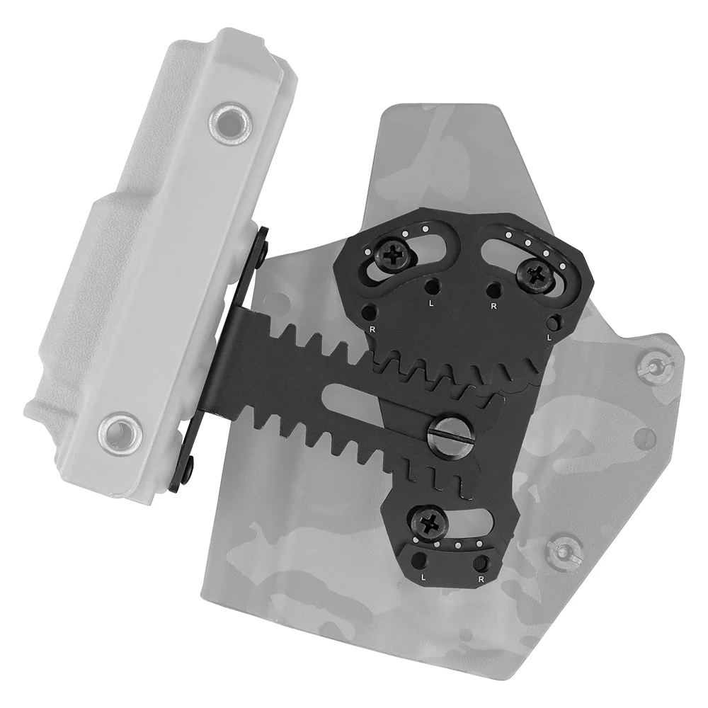 Adaptador de placa de funda táctica NCP2, placa de Cant negativo versión 2, montaje ajustable, accesorios para funda de pistola de 3 orificios - imagen 4