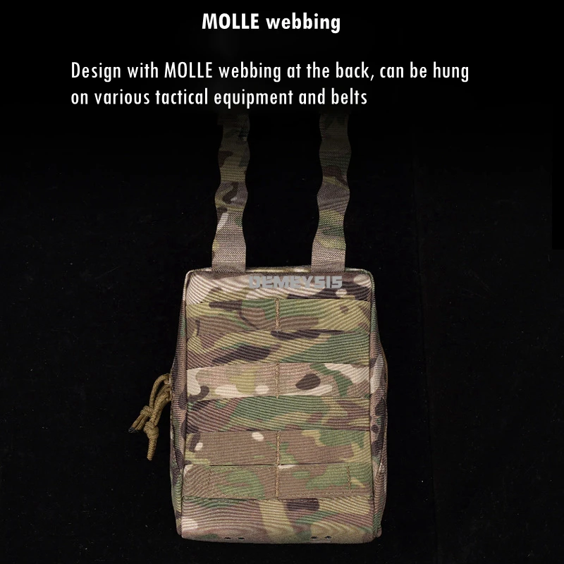 Bolsa táctica multifunción para senderismo al aire libre, riñonera deportiva para escalar, accesorios Molle de uso General, paquete de herramientas EDC - imagen 5