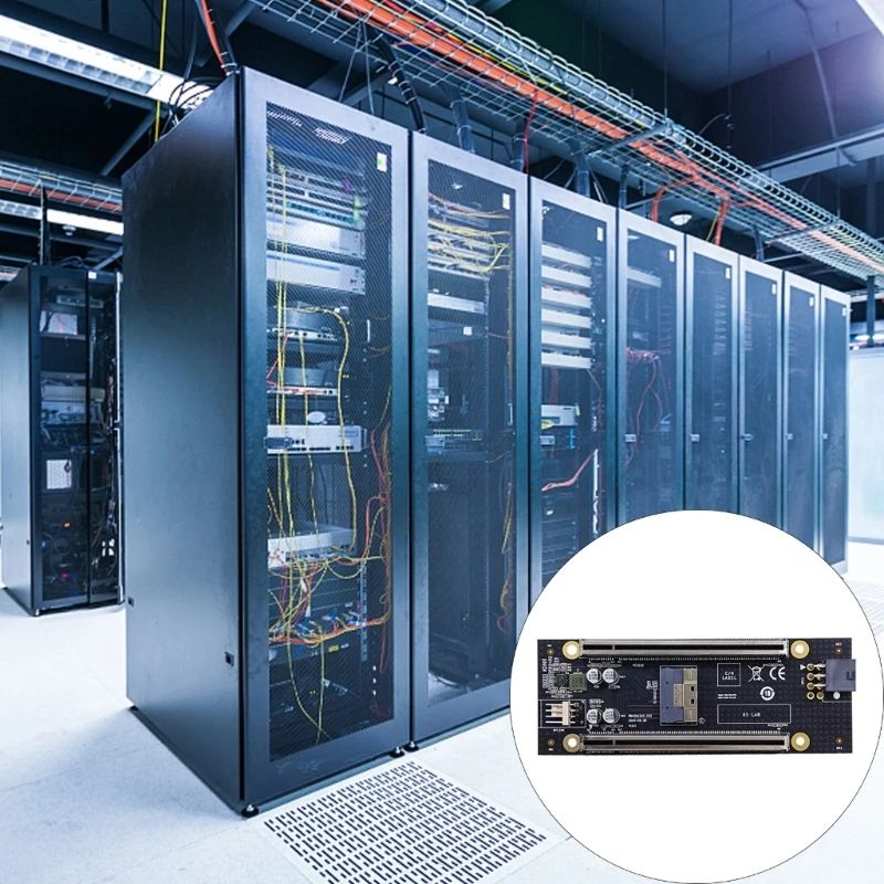 tarjeta divisora ​​de ranura PCIe .0 8/x16 crea canales para expansión almacenamiento K1KF