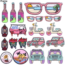 Parche bordado termoadhesivo estilo Jeep para chaqueta