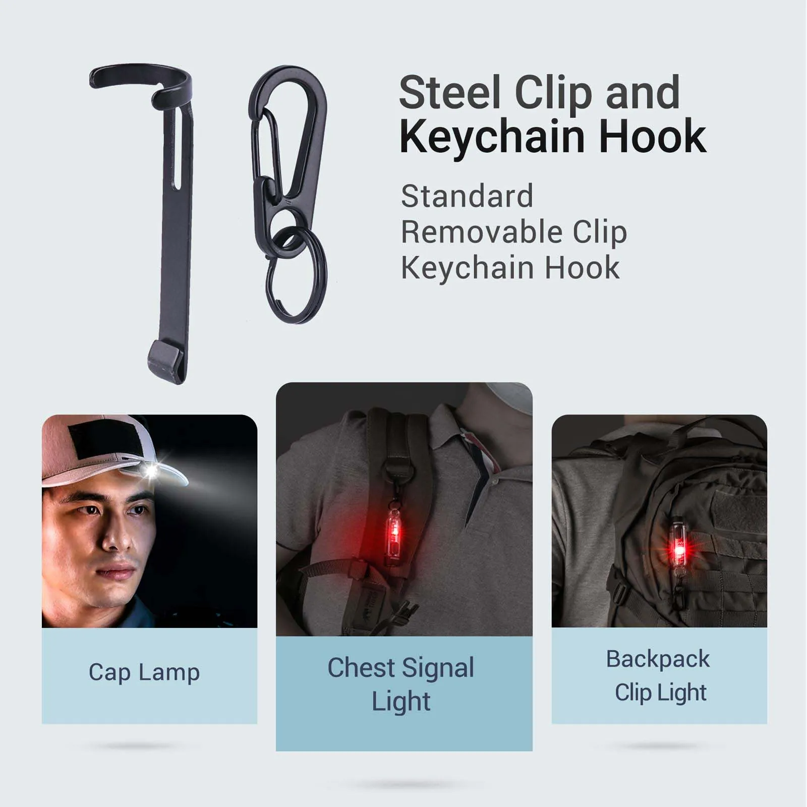 NEXTORCH K40 linterna táctica UV recargable EDC señal emergencia - imagen 5