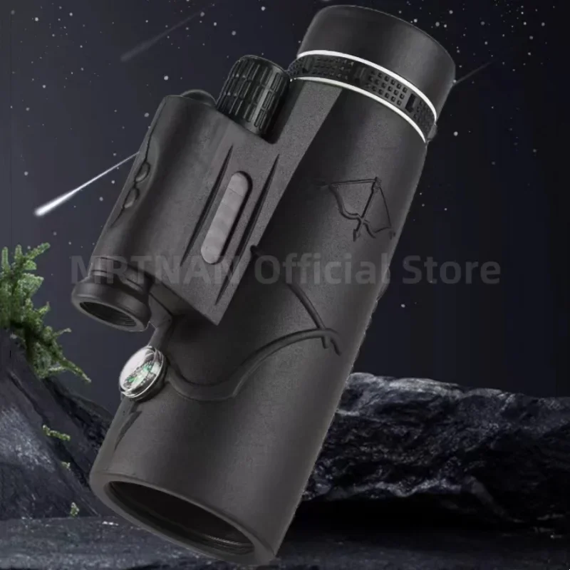 Binoculares potentes HD con Zoom militar, telescopio profesional portátil de largo alcance, Monocular de baja visión nocturna para caza, 50x60 - imagen 2