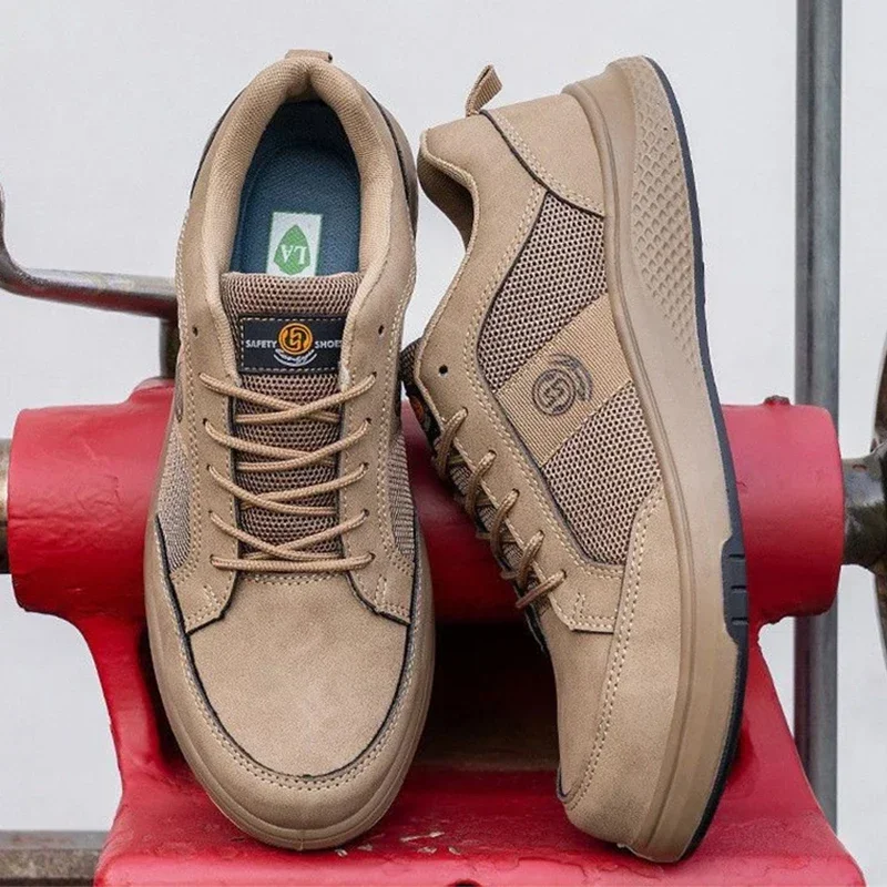 Zapatos protectores con aislamiento 2025, zapatillas de trabajo de 6KV, zapatos de seguridad para hombres, zapatos indestructibles con punta de acero a prueba de pinchazos, transpirables - imagen 4