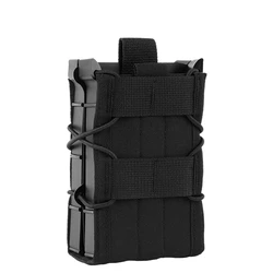 Tiger style double layered full-size 5.56 7.62 quick pull magazine with MOLLE insert