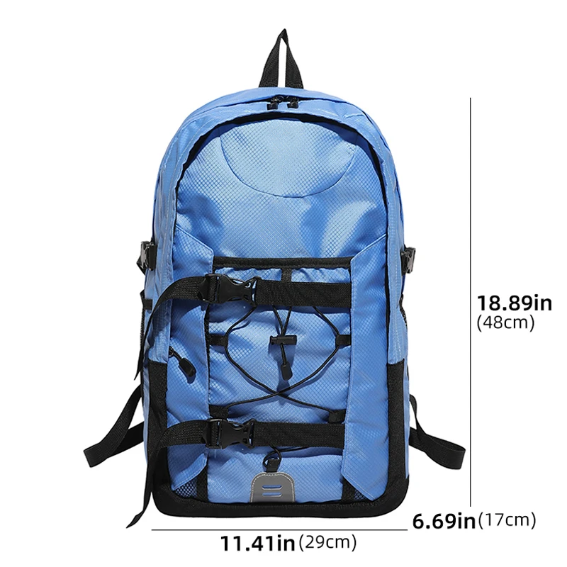 Mochila de escalada al aire libre, bolsa grande para senderismo, Camping, equipaje deportivo de viaje portátil, mochila universitaria para la escuela - imagen 4