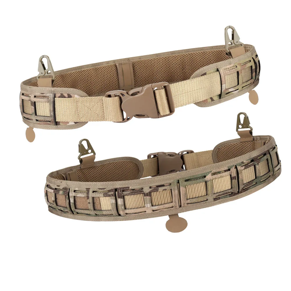 Cinturón de combate táctico para hombres, fajas ajustables de liberación rápida del ejército, cinturón de cintura de nailon 1000D, accesorios de caza Airsoft - imagen 2