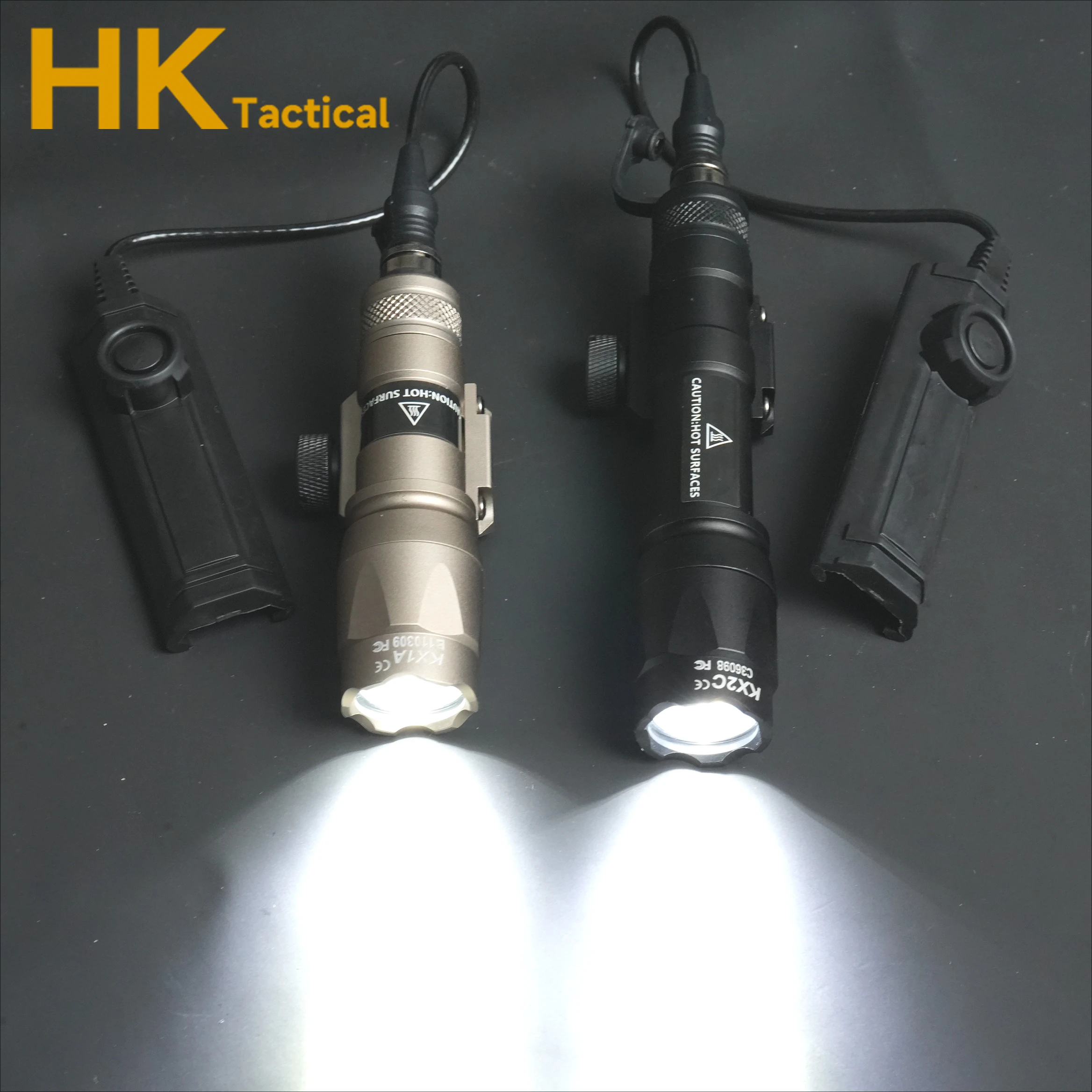 SF M600B M600C linterna táctica M600 M300 pistola de caza luz Airsoft Scout antorcha con interruptor de doble función para riel de 20mm - imagen 4