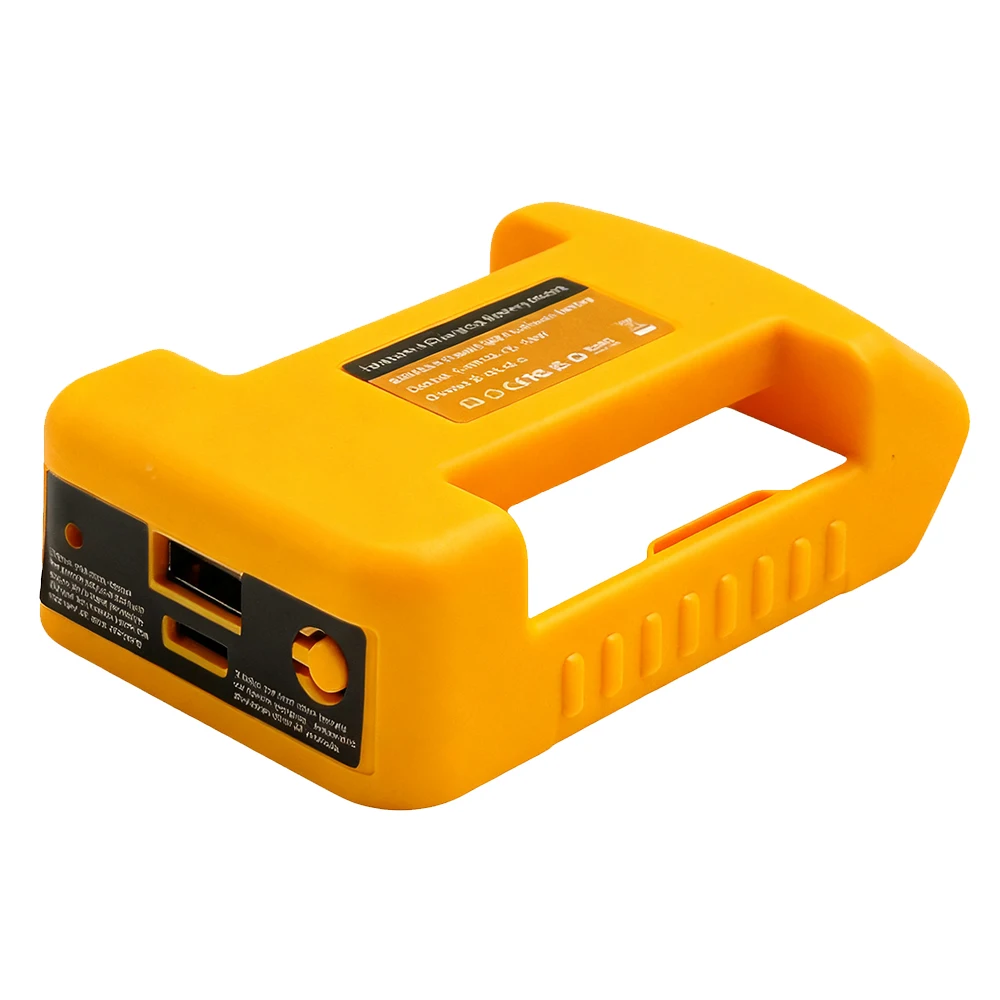 Detalle del cargador para acoplar a baterías DeWalt