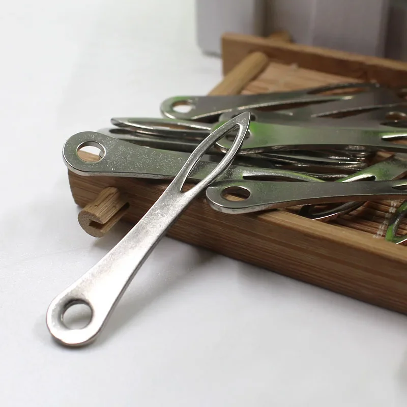 Tirachinas de acero inoxidable, banda de goma, inserto atado, Asistente de ayuda, herramientas de caza, Catapulta de tiro, aguja de roscado, accesorios - imagen 3