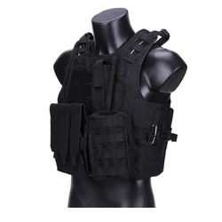 Chaleco táctico Airsoft MOLLE camuflaje asalto para juego CS