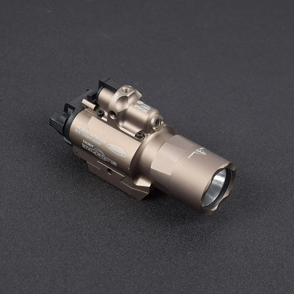 Linterna táctica SF X400Ultra arma caza luz láser roja mira G17 pistola explorador con riel Picatinny X300 ultraligero - imagen 3