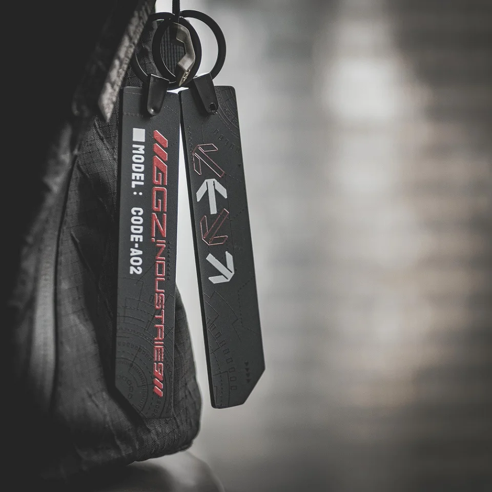 LLavero de adorno colgante de Streamer de punta de flecha, tira de identificación de PVC, correas, decoración de mochila - imagen 5