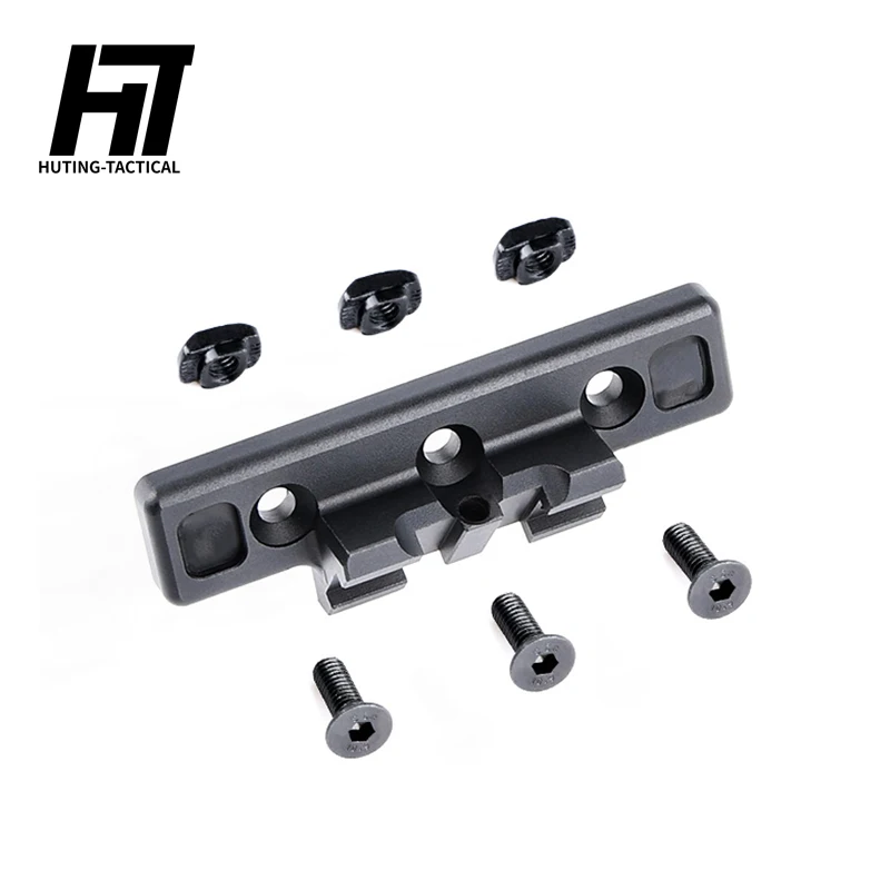 Linterna táctica M300 M600, Base de montaje adaptable Offset, compatible con KeyMod Mlok Rail, accesorios de Base de montaje de luz de explorador de caza Surfire
