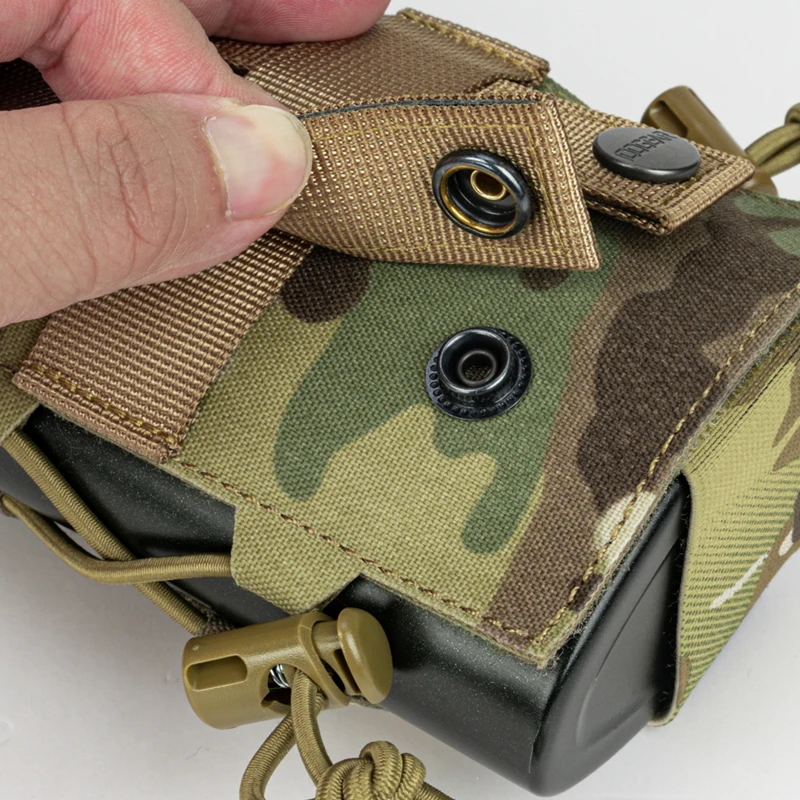Chaleco táctico de aparejo de pecho Molle, funda de Radio, bolsa de botella de agua, portador de Paintball - imagen 4