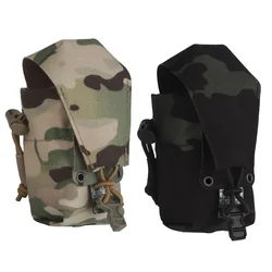 Banger táctico de bolsillo estilo Ferro, multifunción, para juegos de guerra Airsoft, bolsa para munición, solapa de retención ajustable, cinturón MOLLE