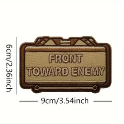 Claymore M18A1 parche táctico bordado MOLLE para uniforme militar