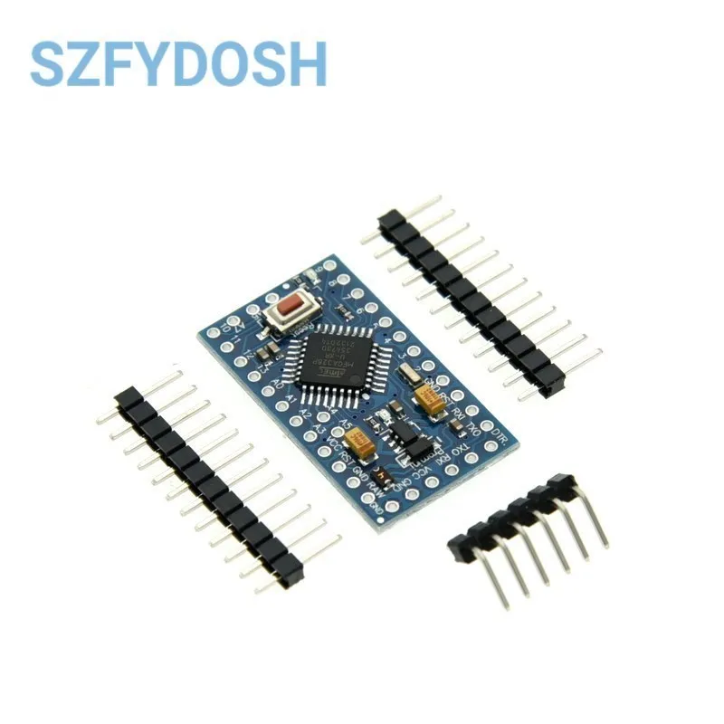 Pro Mini 328 Mini 3.3V/8M 5V/16M ATMEGA328/PB ATMEGA328P-AU 3.3V/8MHz 5V/16MHZ para Arduino