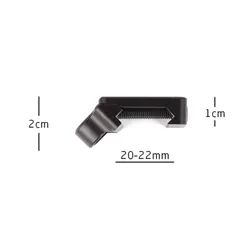 Base de hebilla QD metálica resistente para rieles Paracord táctico