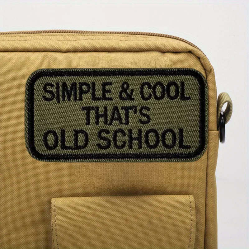 Parche Bordado SIMPLE&COOL Estilo Retro, Insignia Táctica con Velcro, Adhesivos para Mochila, Parches para Ropa - imagen 5