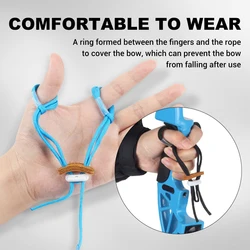 Correa de dedo para arco - protector suave y ajustable