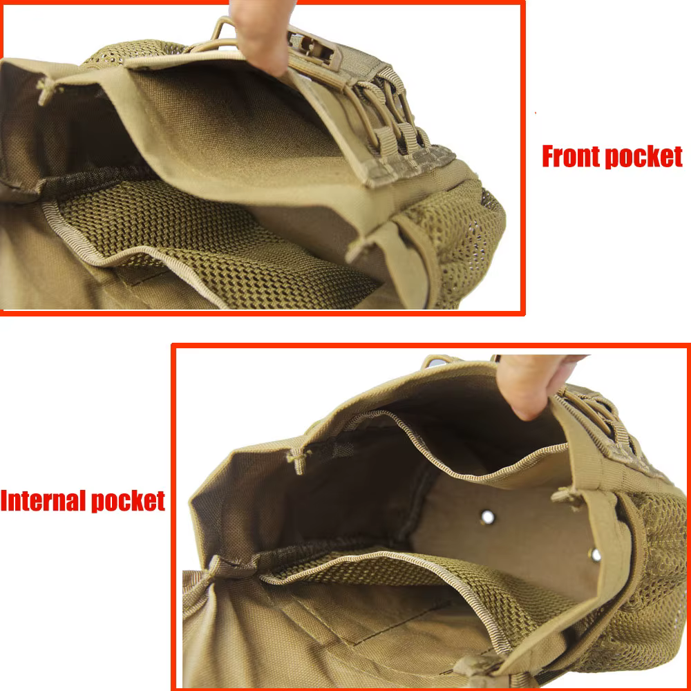 Bolsa táctica EDC plegable MOLLE – Nylon 1000D impermeable - imagen 3