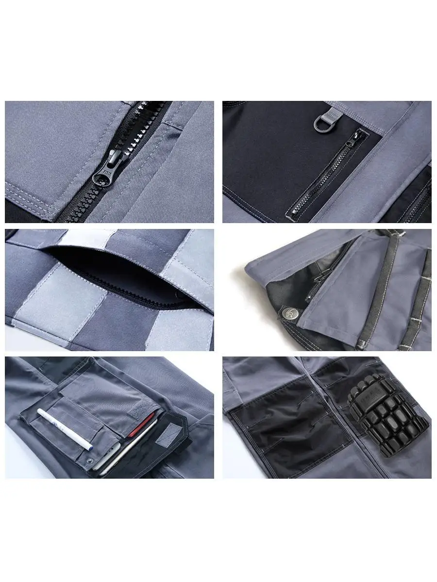 Tira reflectante para ropa de trabajo, máquina de reparación de automóviles resistente al desgaste, ceniza resistente a la suciedad, protección de trabajo de seguridad al aire libre, C - imagen 5