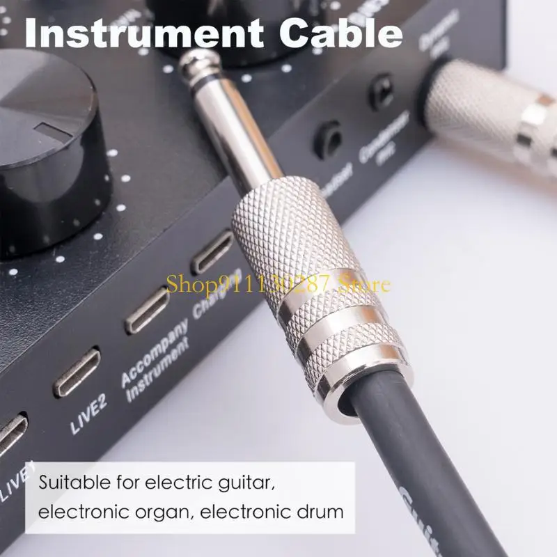 Cable mono confiable 6,35 mm J1HC para mezcladores y bajos eléctricos - imagen 4