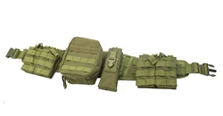 Cinturón táctico EMR multifunción con bolsas médicas y porta-revistas