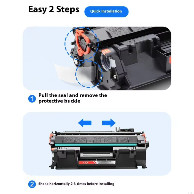 Cartucho de tóner compatible rápido en plástico reciclado - imagen 3