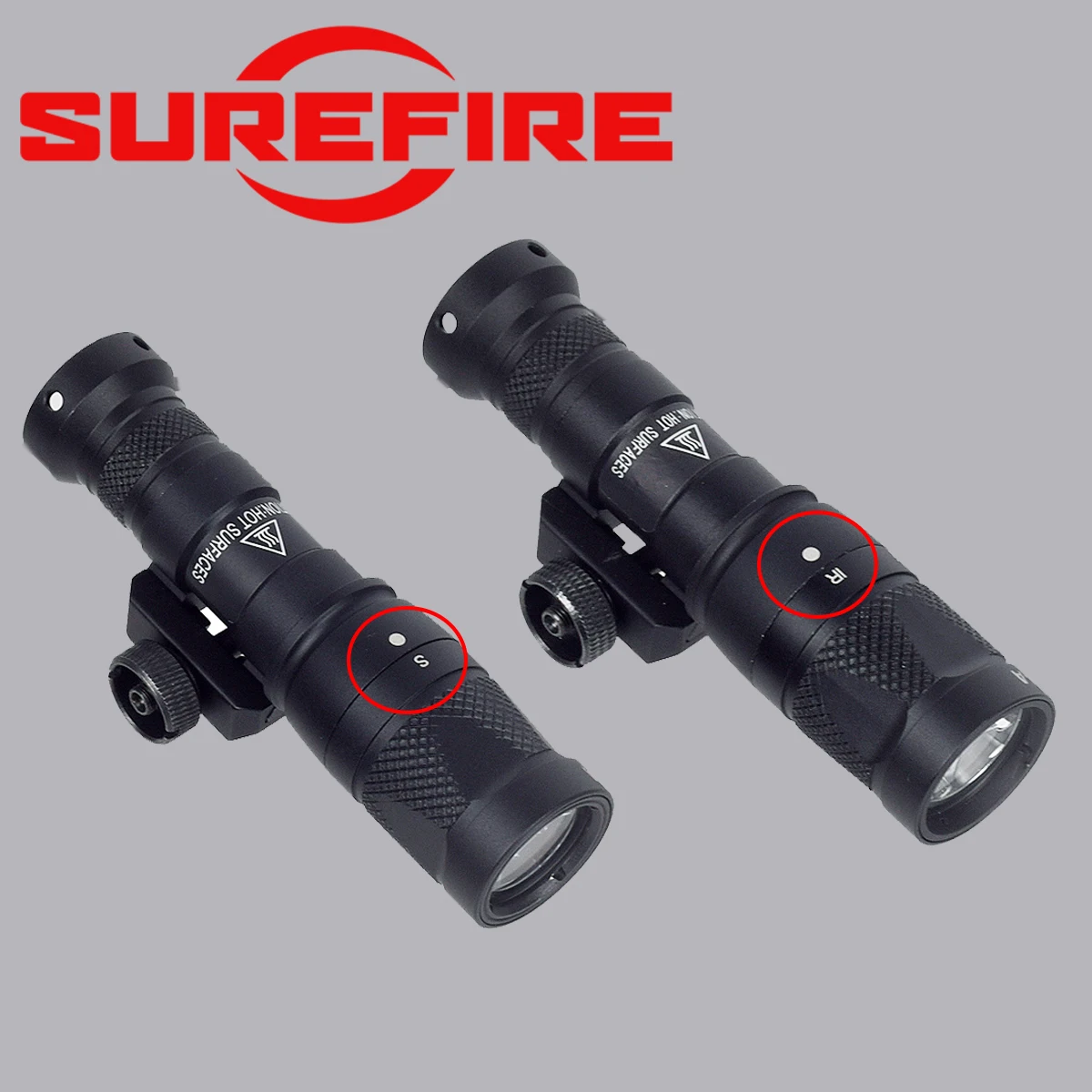 SureFire táctico M300 M600 actualización M300V IR M600V IR infrarrojo LED luz de explorador linterna caza montaje en riel arma luz - imagen 2