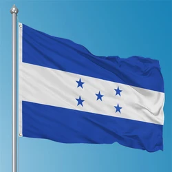 Bandera de Honduras impresa en poliéster, tapiz para pared decorativa